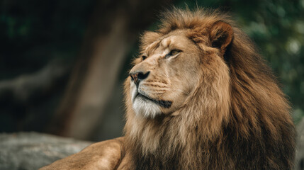 Obraz premium create stunning portraits of top animals with minimalist background and bokeh effect