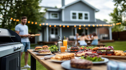 Backyard barbecue party ideas summer grilling burgers drinks and outdoor entertaining for friends and family