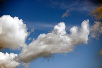 Obraz premium blue sky with clouds