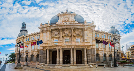Cityscape of Cartagena, Spain