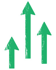 Direction Arrows Icon, Trade, Exchange, Green Arrows, Grunge, Scratch Texture, Sign, Business, Transparent