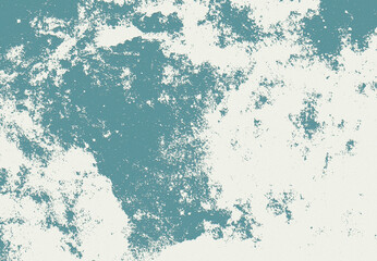 Distressed teal and white grunge texture background creating unique visual interest
