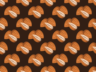 almond vector peanut illustration vegetarian oil seasonal cartoon element organic vegan diet health