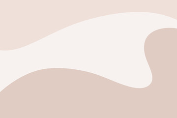 Abstract, simple, modern background, a composition of organic spots in beige pastel shades. Graphic element, the form of separation of a banner, poster, cover, background with a place for text, vector