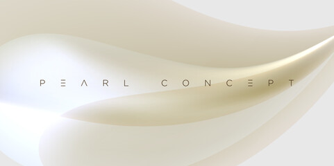 Minimal abstract pearl background with smooth creamy gradients and elegant translucent shapes. Ideal for luxury branding, modern digital designs, stylish presentations, and premium minimalist composit