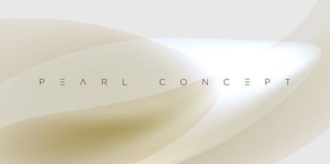 Minimal abstract pearl background with smooth creamy gradients and elegant translucent shapes. Ideal for luxury branding, modern digital designs, stylish presentations, and premium minimalist composit