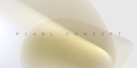 Minimal abstract pearl background with smooth creamy gradients and elegant translucent shapes. Ideal for luxury branding, modern digital designs, stylish presentations, and premium minimalist composit