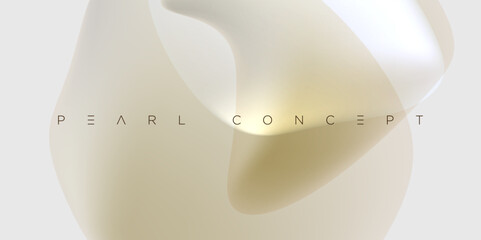 Minimal abstract pearl background with smooth creamy gradients and elegant translucent shapes. Ideal for luxury branding, modern digital designs, stylish presentations, and premium minimalist composit