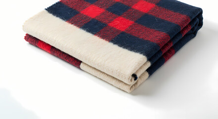 Cozy Red & Navy Plaid Blanket: Warmth & Style