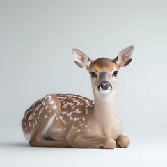 Sika Deer Full-Body Photo