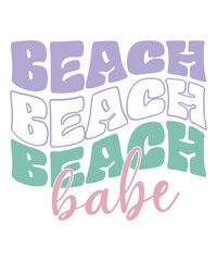 Beach vabe Groovy SVG, Bundle, hippie svg, aesthetic svg, inspirational svg, motivational svg, trendy svg, retro svg, svg files wavy text