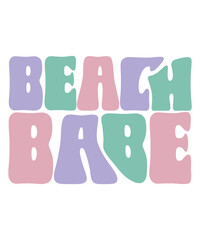 Beach vabe Groovy SVG, Bundle, hippie svg, aesthetic svg, inspirational svg, motivational svg, trendy svg, retro svg, svg files wavy text