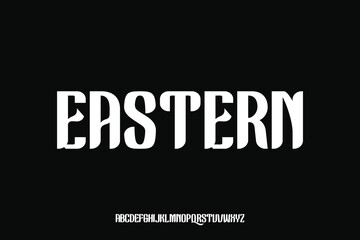 Display alphabet font vector design suitable for headline, poster, logo, magazine and many more