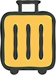 Obraz premium Two yellow directional signs with black outlines, indicating different paths.