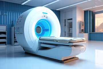 Advanced technology in a nuclear magnetic resonance imaging laboratory setup