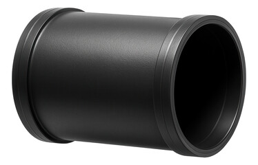 Wide-diameter polypropylene pipe used in a residential swimming pool filtration system.