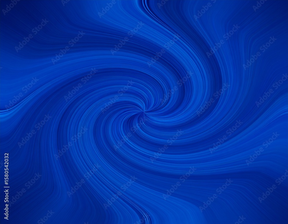 Aufkleber dynamic blue swirl pattern with a light gradient at the center creates an illusion of motion and dep
