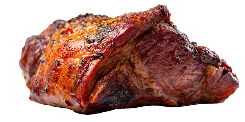 roasted meat beef pork  on a transparent background