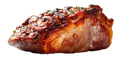 roasted meat beef pork  on a transparent background