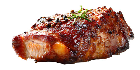 roasted meat beef pork  on a transparent background