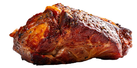 roasted meat beef pork  on a transparent background