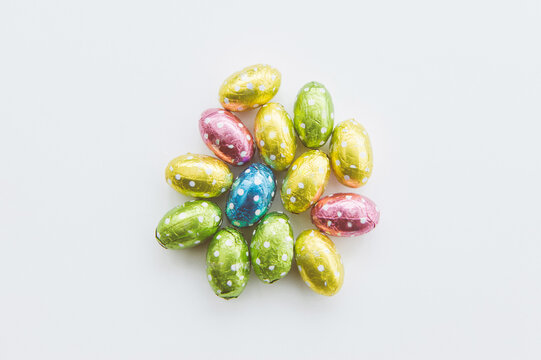 Mini Easter Eggs in a group