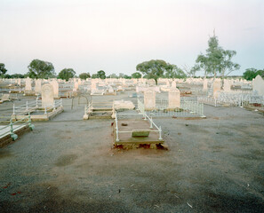 Cemetary in remote town