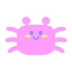 シンプルかにさんイラスト♪PNG
