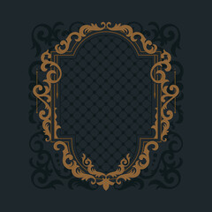 Luxury Golden Ornamental Abstract Background