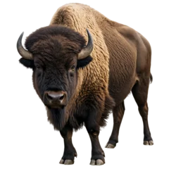 Gordijnen Bizon bison png  © NFT