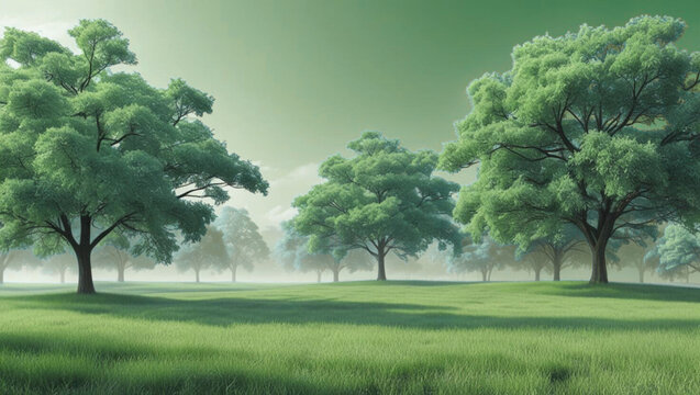 trees in the park beautiful seen a rany season nation is so beautiful