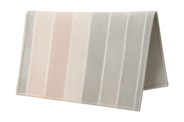 A reversible kitchen rug made of cotton and polyester blend, featuring stripes, designed for versatility in changing the look of a kitchen in a cottage.