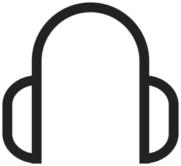 Obraz premium 심플 라인 주변기기 아이콘