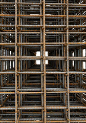 Rusty Metal Grid Seamless Pattern Background Rust Texture Iron Steel