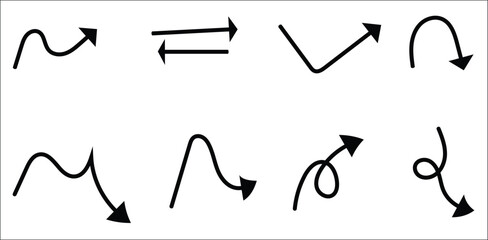 arrow,black,angular high resolution vector sketchy sharp direction for tech interfaces data visualizations social media creatives and digital ad content precise flow themes