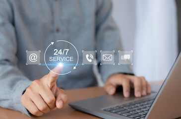 24 hour 7 days business customer service time open online support service global