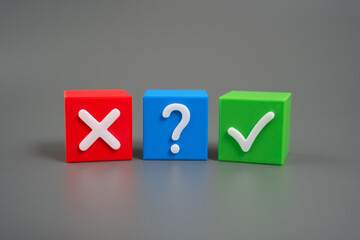 The choice of answering the question is positive or negative. Psychological aspect of choice....