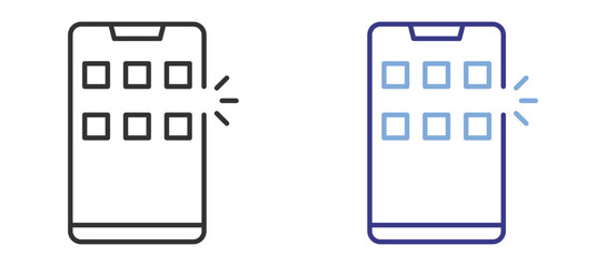 Mobile App icon color