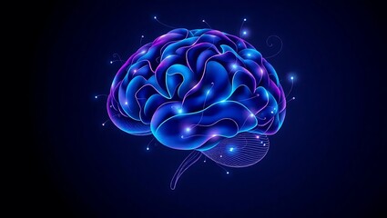 Obraz premium blue jellyfish on black background