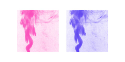 Vibrant Smoke Stream PNG Brushes (Hot Pink & Electric Purple) - Dynamic Abstract Vapor Trails, Digital Ink Flow Overlays for Creative Art & Design Projects