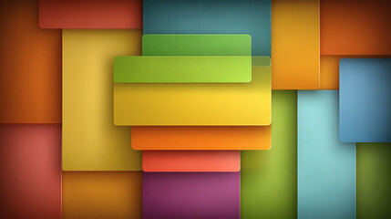 Fondo de franjas verticales multicolores con efecto de sombras