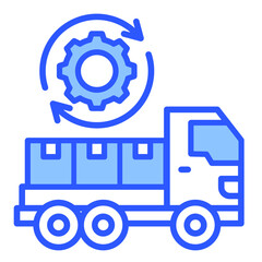 Fleet Management  Icon Element For Design