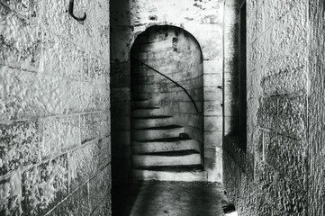 old stone stairs