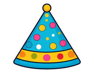 party hat vector illustration