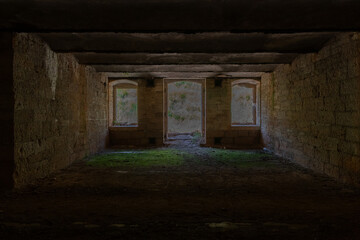 old abandoned building