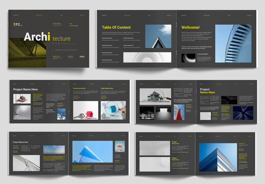 Architecture Portfolio Design Layout