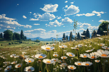 Wonderful Spring landscape background