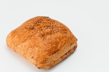 Pastries on a white background.
