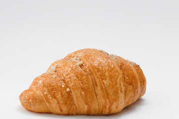 Fresh croissant isolated on white background