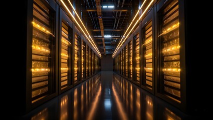 Exploring the heart of data centers: a glimpse into server rooms and it infrastructure